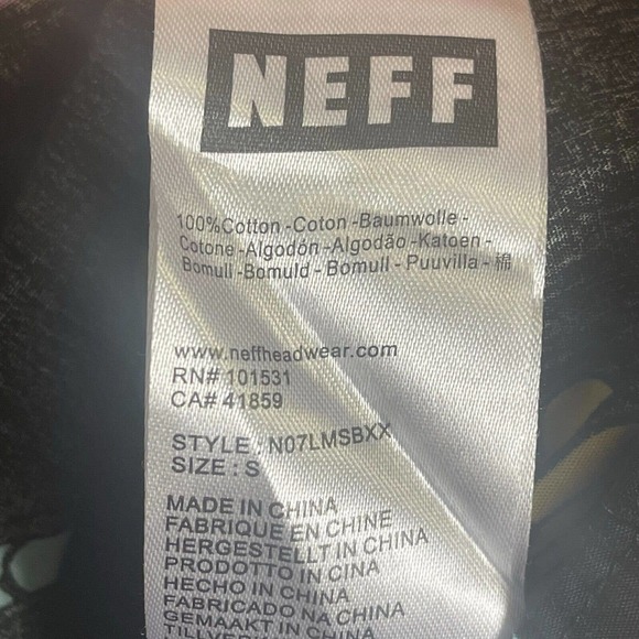 NEFF Flaming Daisy Fireball Button Up Short Sleeve All Over Print Shirt Mens S - Picture 7 of 9